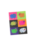 Silly lambs sticker sheet