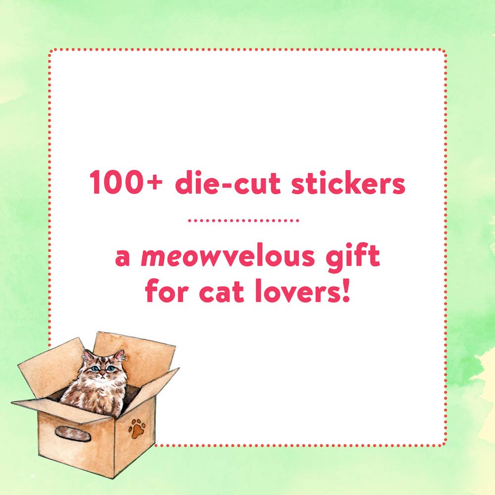 Cat's Meow Sticker Book by Megan Lynn Kott