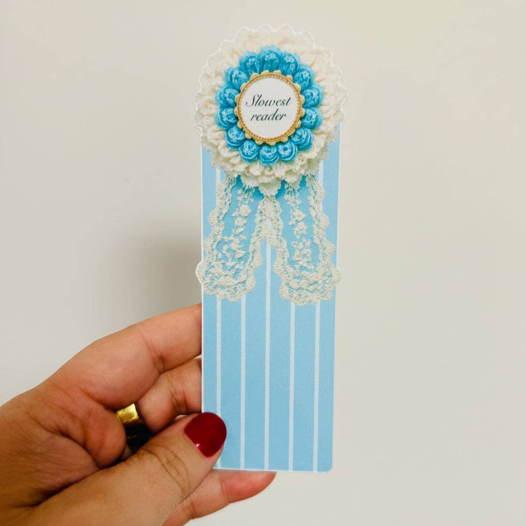 "Slowest Reader" Prize Ribbon Bookmark