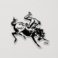 “Bucked” Sticker by Lo Reed