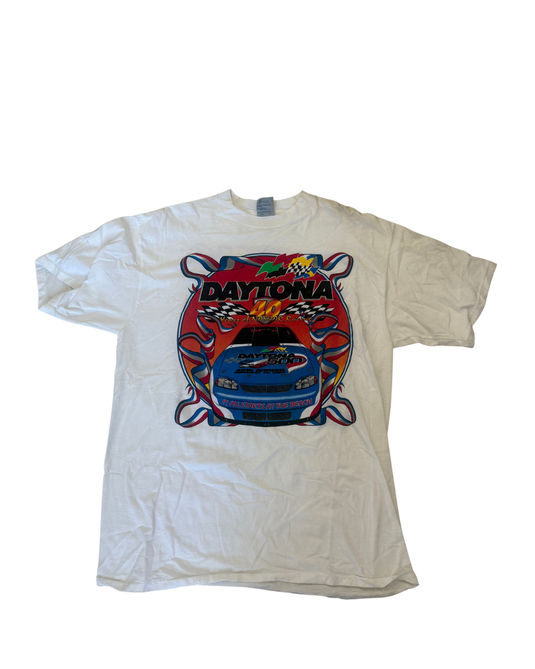 Vintage Daytona NASCAR Double-Sided Graphic Tee