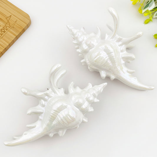 Ocean-Inspired Seashell Hair Claw Clip