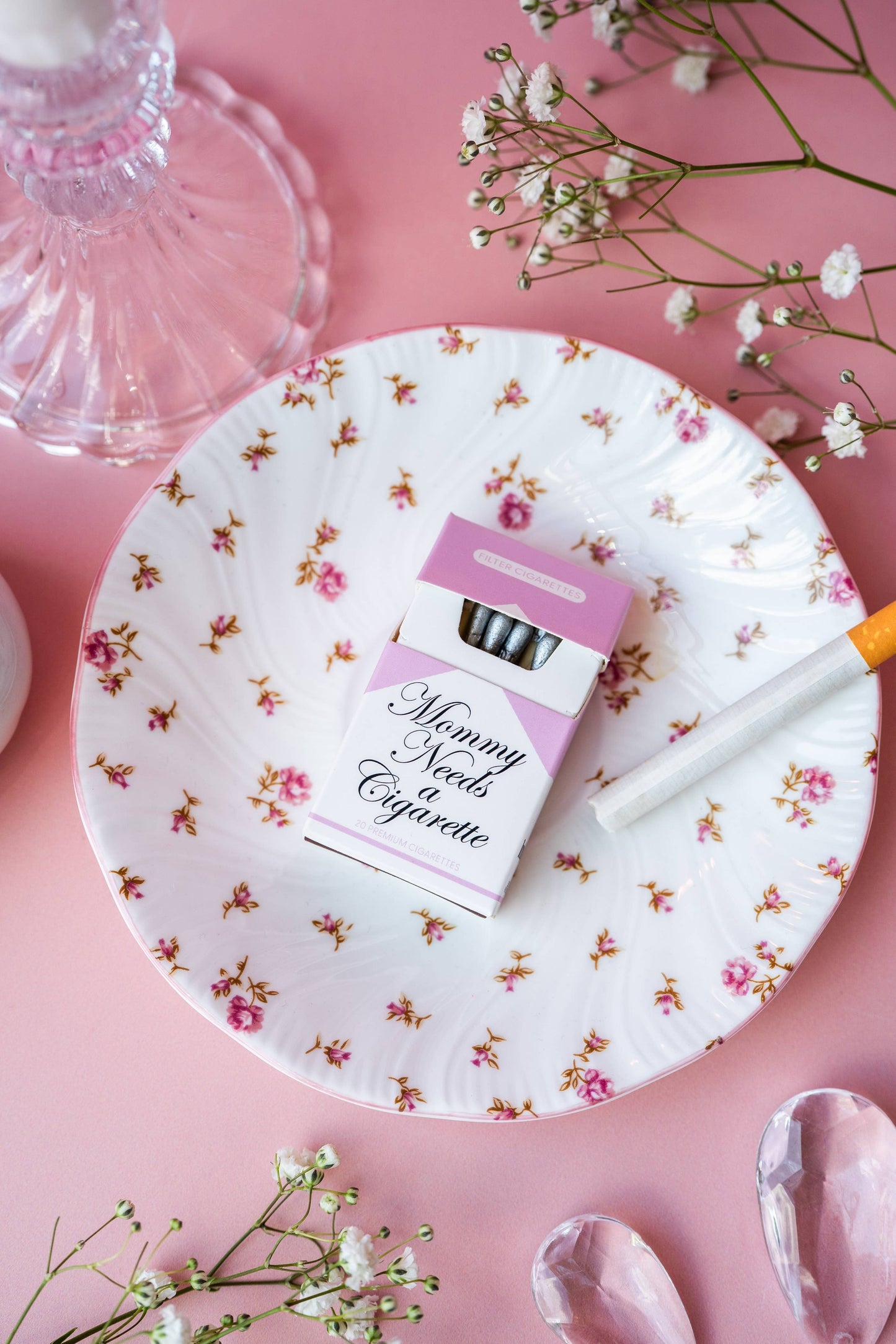 "Mommy Needs a Cigarette" Cigarette Box Matches