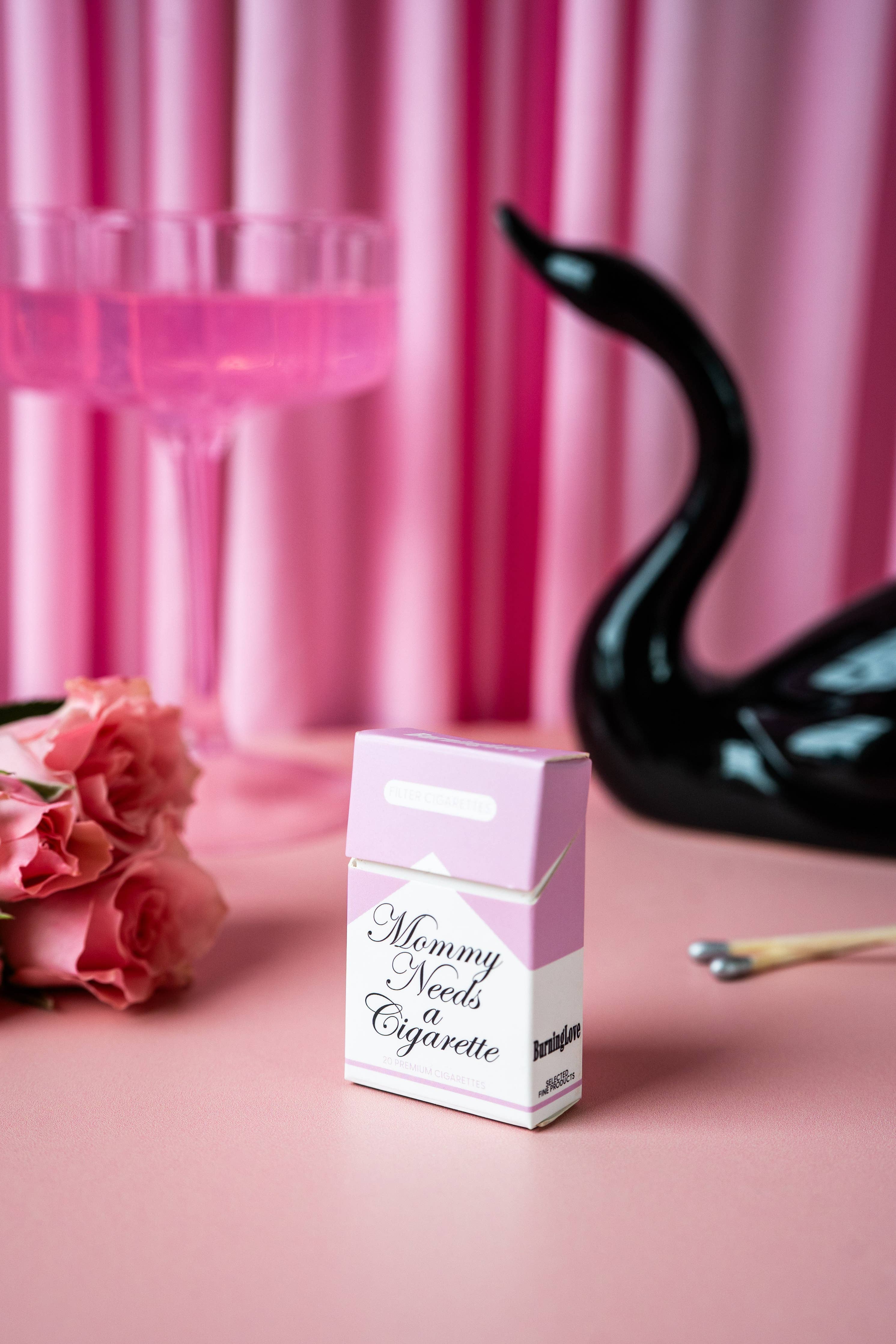 "Mommy Needs a Cigarette" Cigarette Box Matches