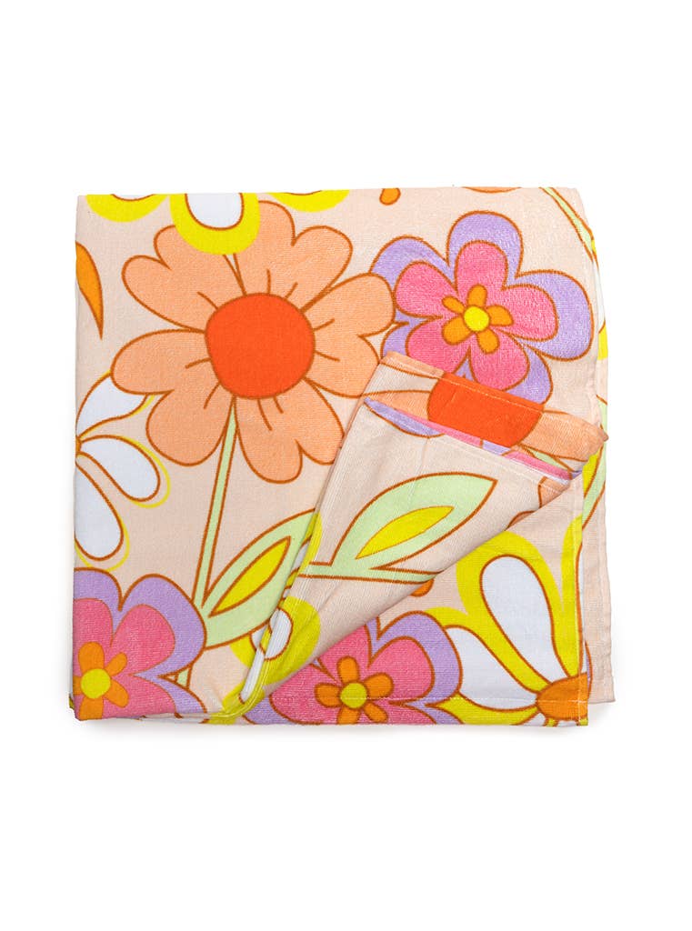 Groovy Flower Pool Towel