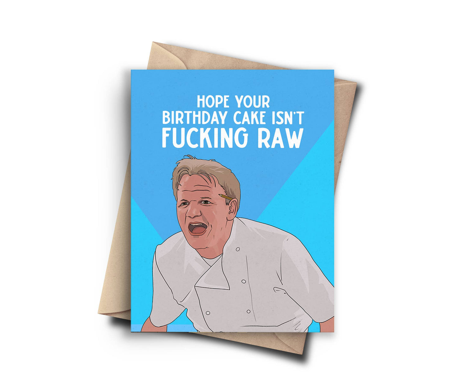 Gordon Ramsay F*cking Raw Birthday Card