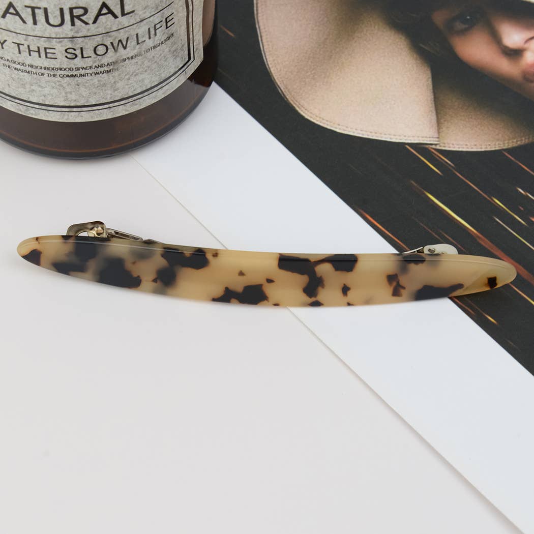 French Acetate Barrette Hair Clip