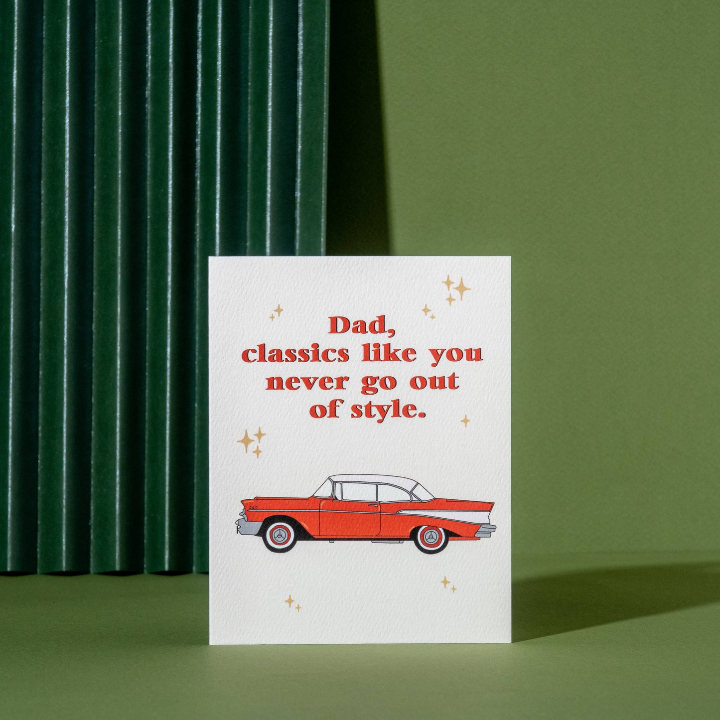 Classic Dad Greeting Card