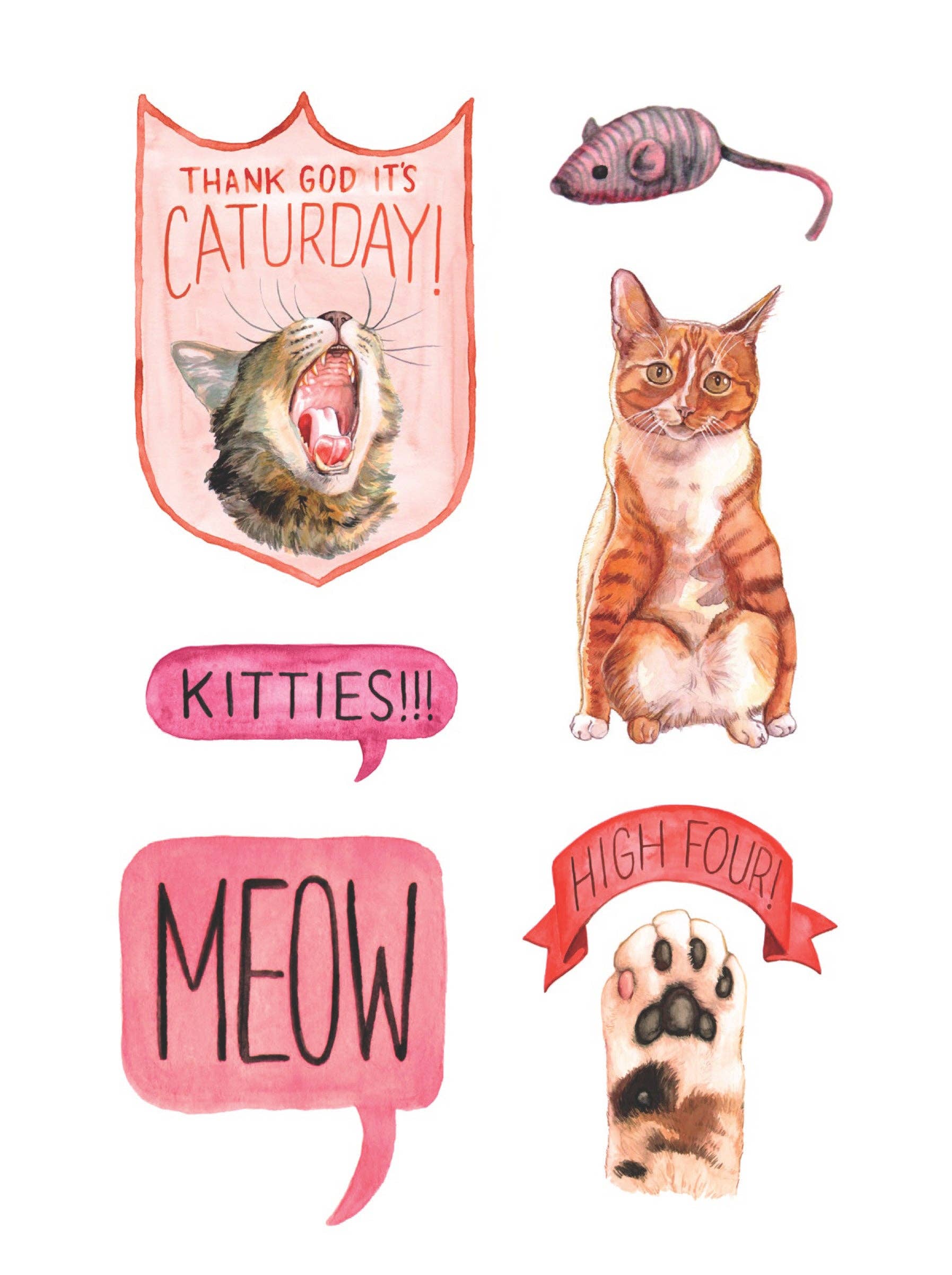 Cat's Meow Sticker Book by Megan Lynn Kott