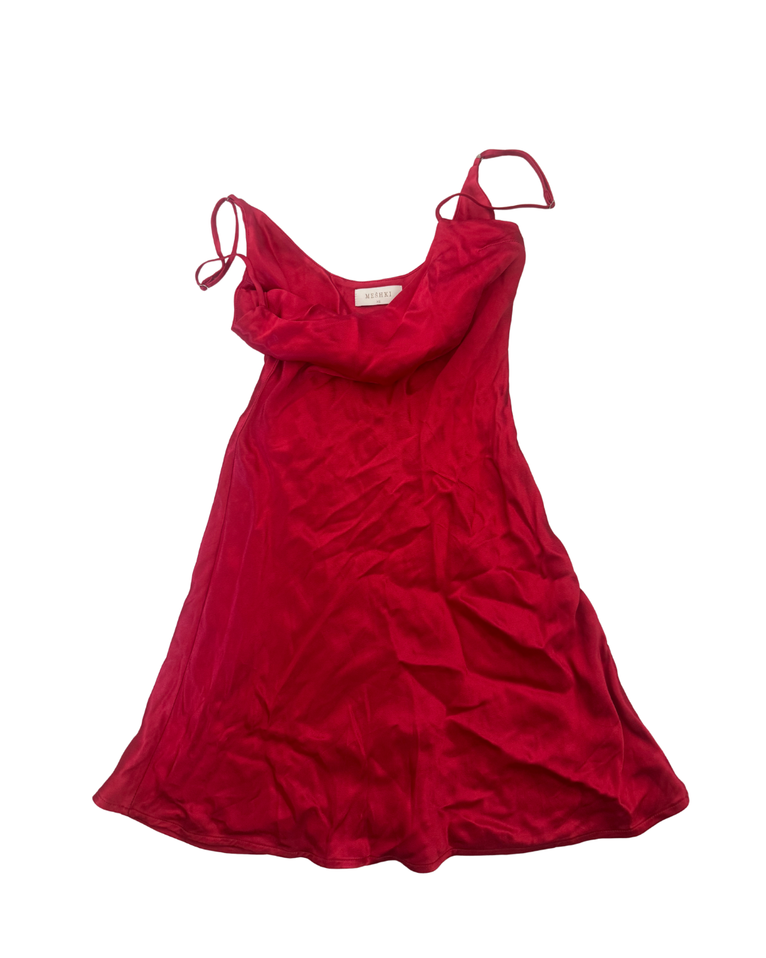 MESHKI Valentina Satin Mini Dress – Size XS
