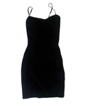Aritzia Babaton Black Ribbed Bodycon Mini Dress – Size XXS