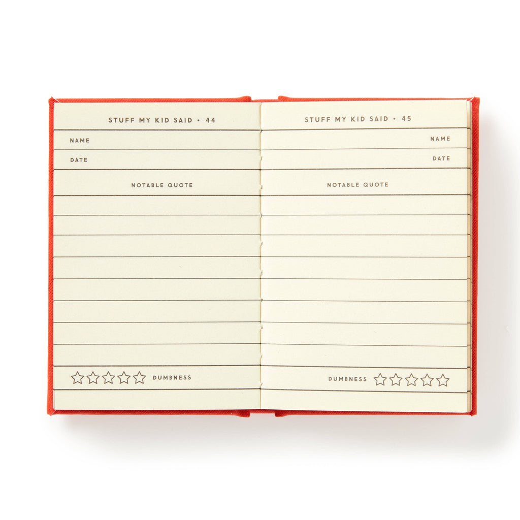 "Dumb Things My Kid Said" Tiny Diary by Brass Monkey