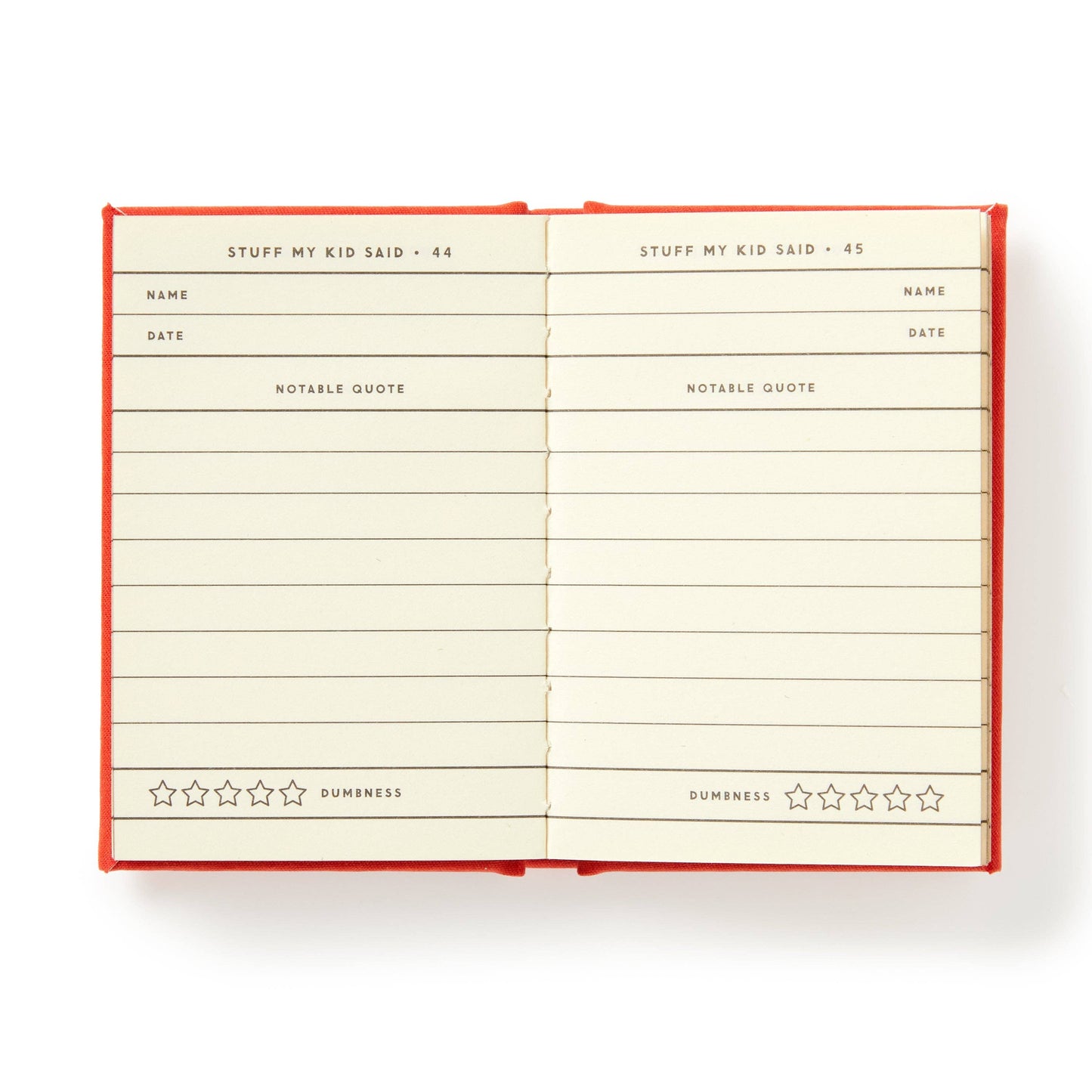 "Dumb Things My Kid Said" Tiny Diary by Brass Monkey