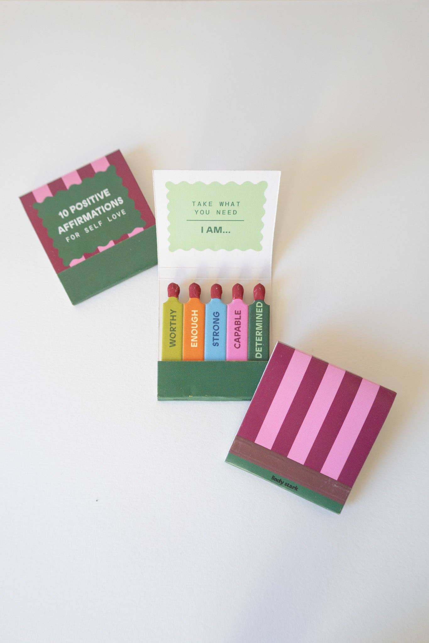 Positive Affirmations for Self Love Matchbook