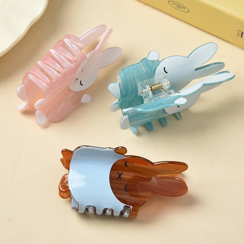 Miffy Cartoon Hair Claw Clip