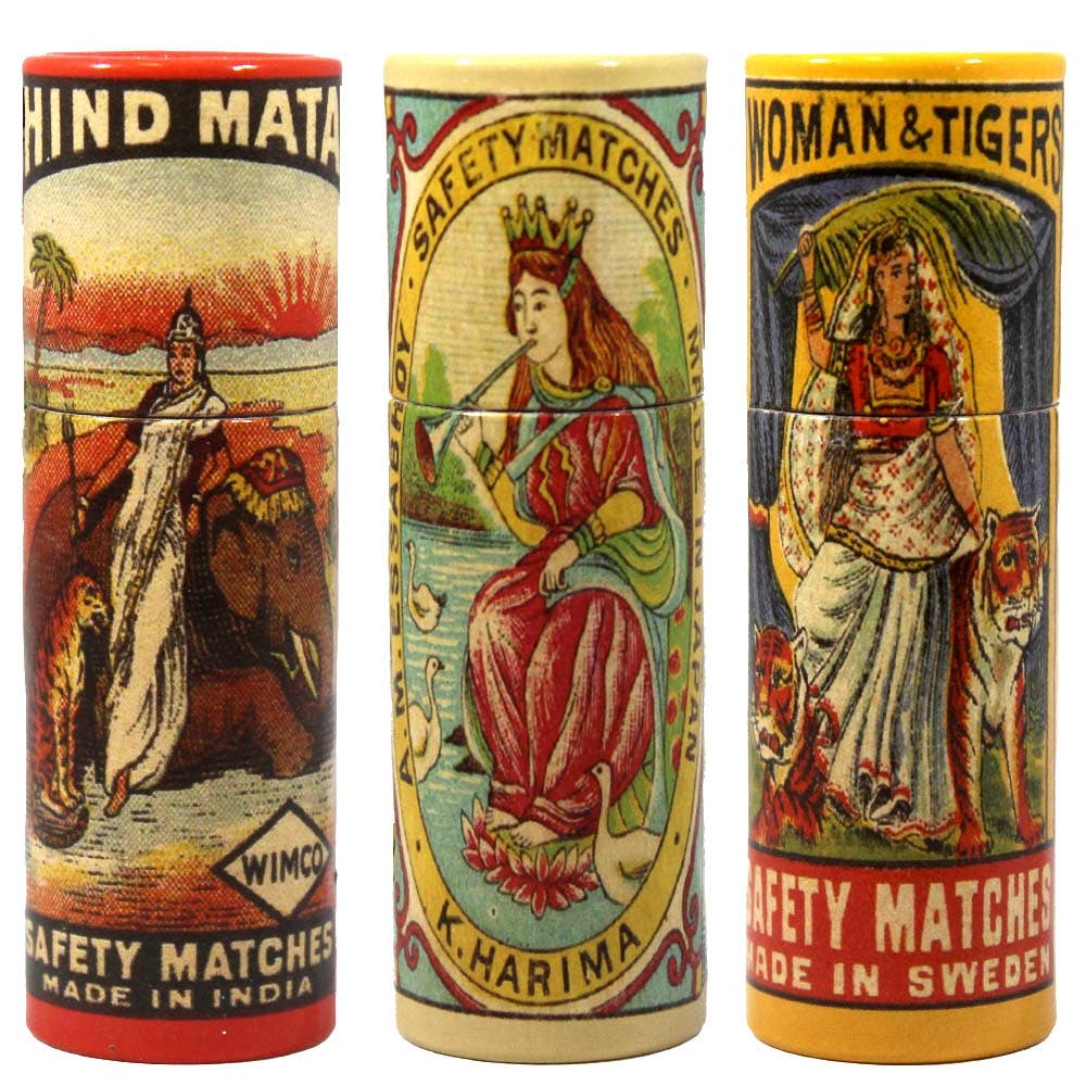 Vintage-Inspired Women Match Ad Match Tube