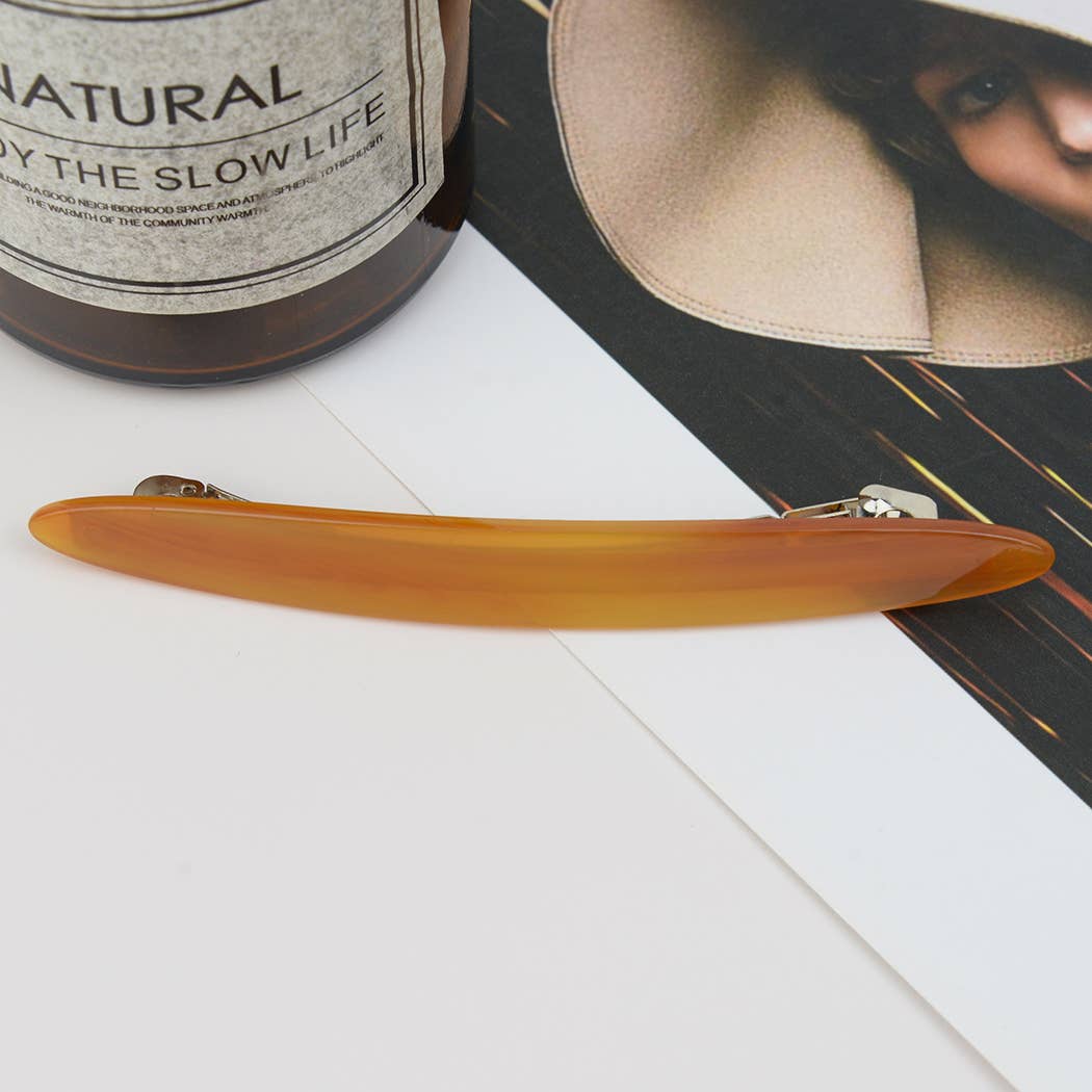 French Acetate Barrette Hair Clip