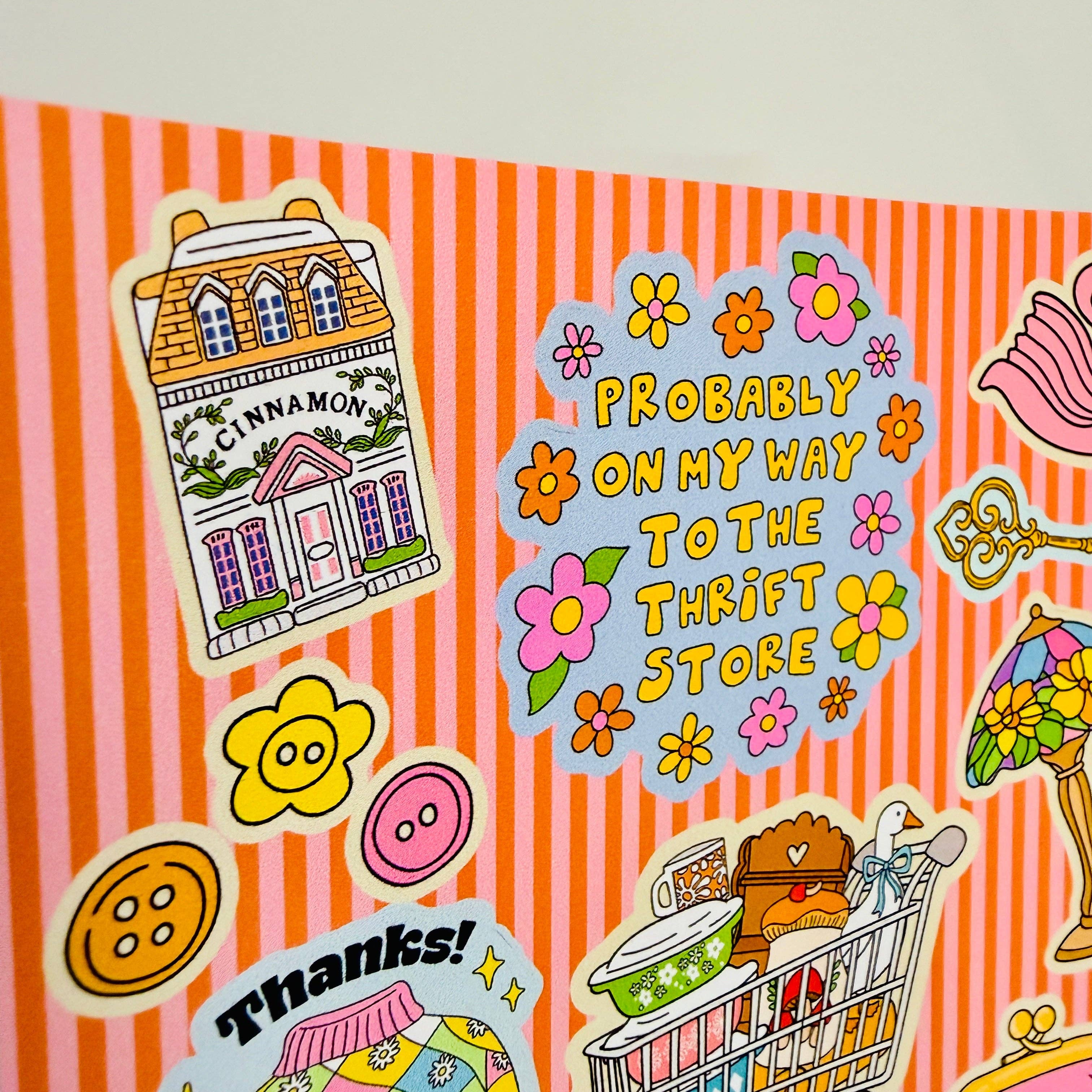 Thrift Store Lover Minis Sticker Sheet
