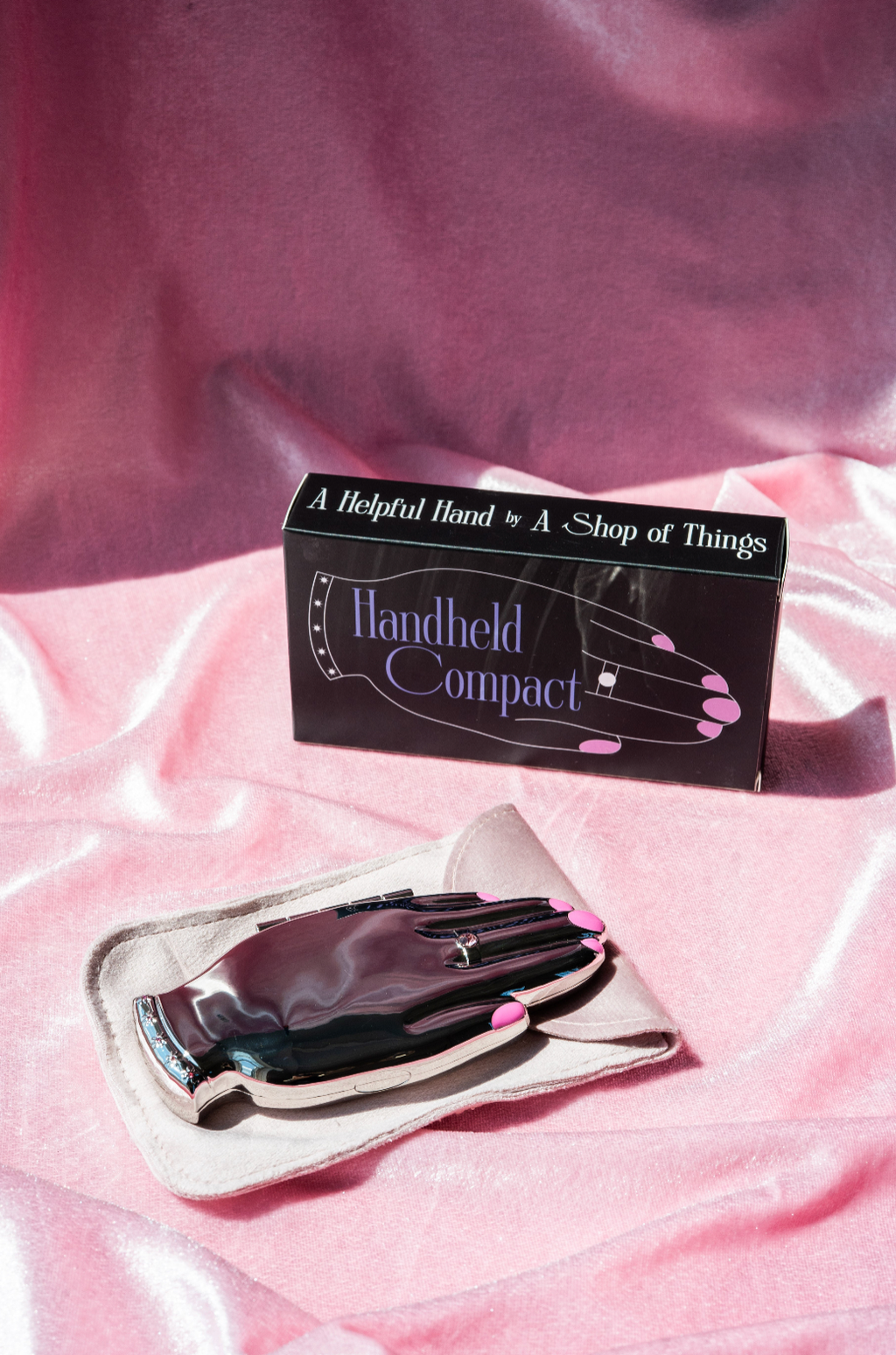 "A Helpful Hand" Handheld Compact