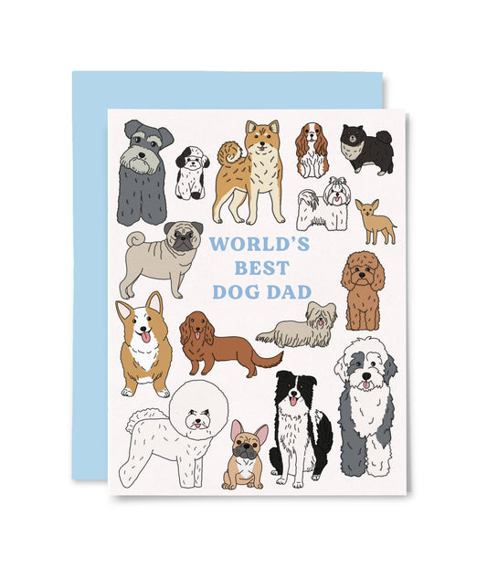 Best Dog Dad Greeting Card