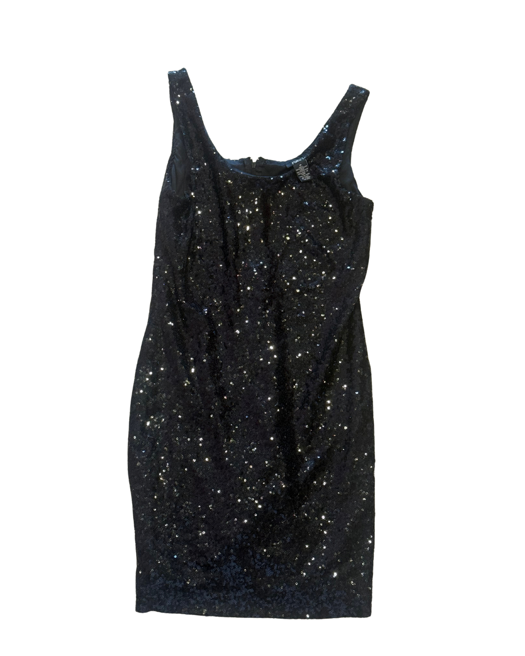 Rue21 Vintage Y2K Black Sequin Bodycon Mini Dress – Size M