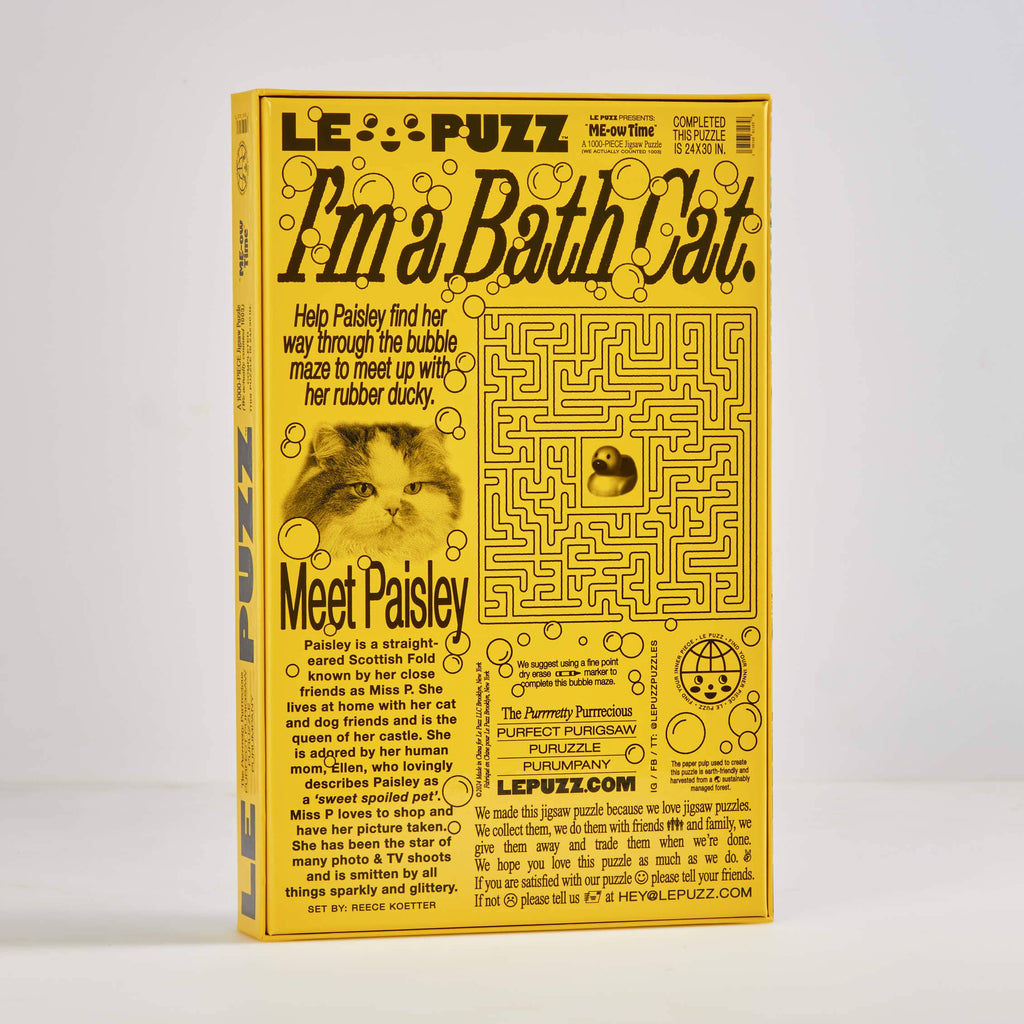 Le Puzz "ME-ow Time" Jigsaw Puzzle