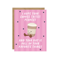 Perfect Latte Jellycat Birthday Card
