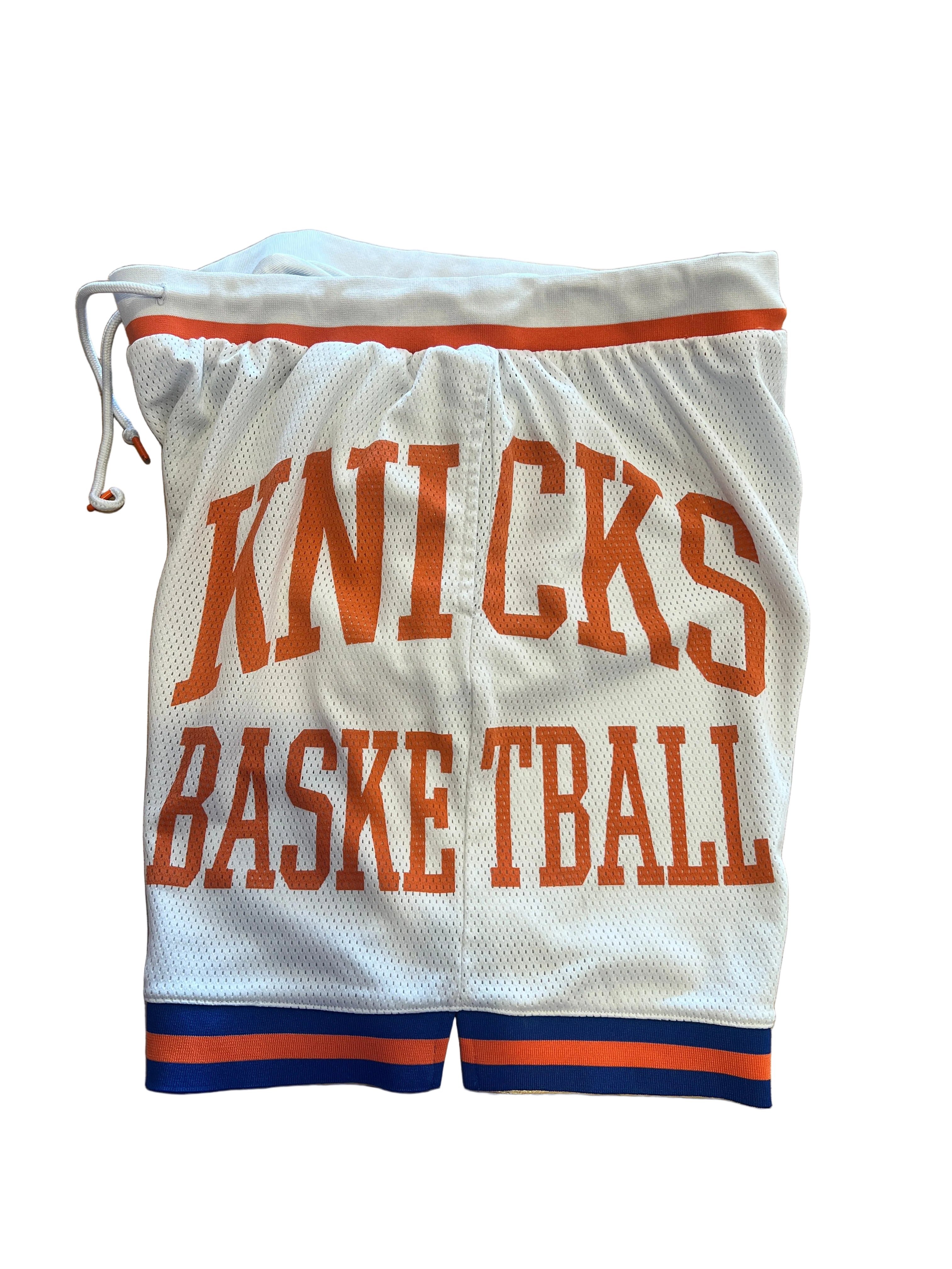 Vintage New York Knicks Basketball Shorts | Y2K NBA Athletic Mesh Shorts