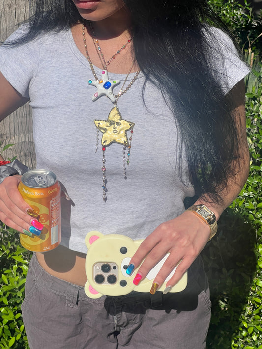Handmade Whimsical Star Necklace