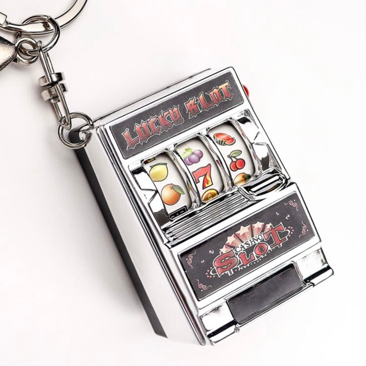 Mini Slot Machine Keychain