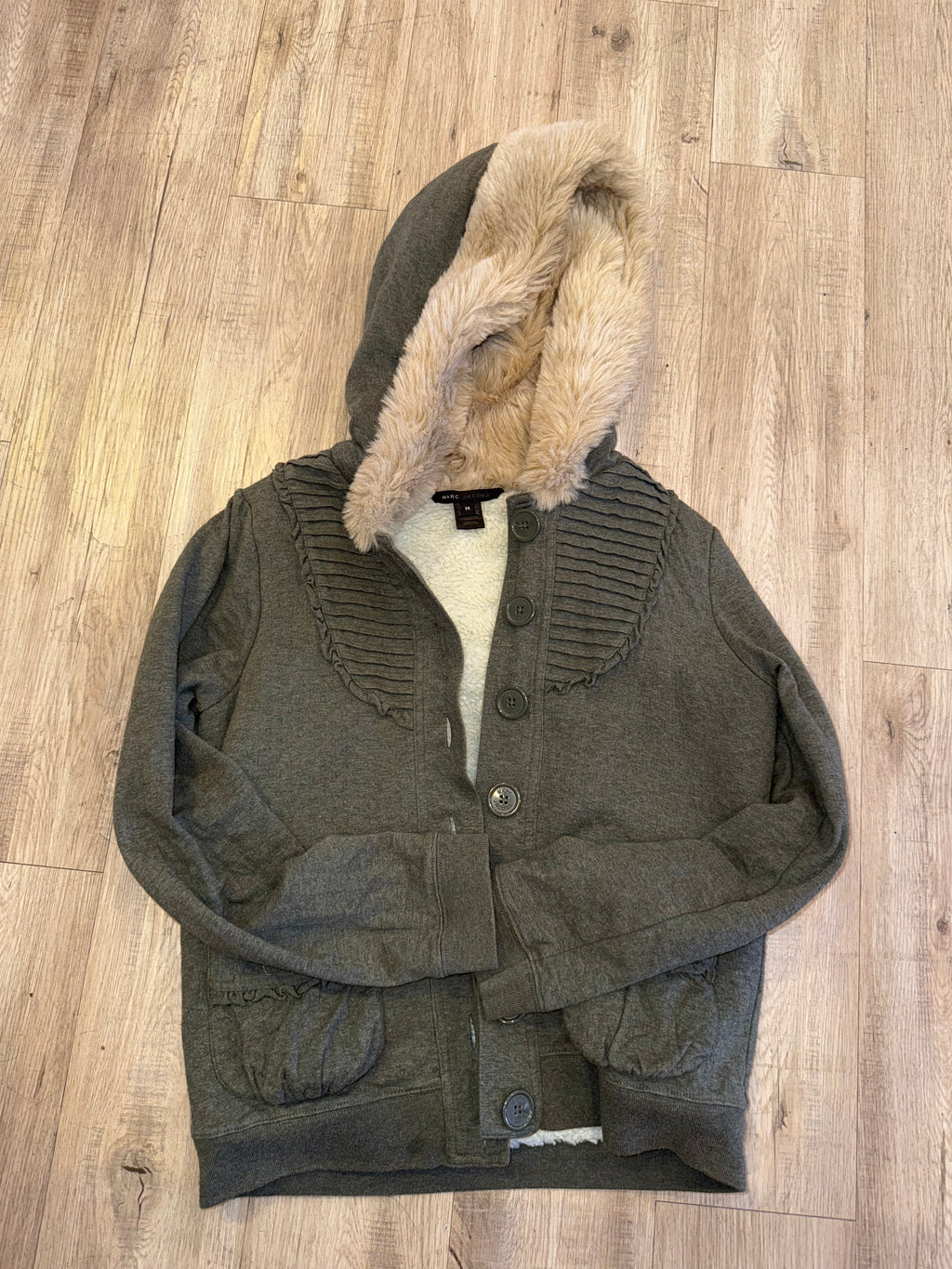 Marc Jacobs Lined Fur Hoodie