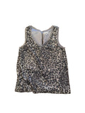 Y2K Leopard Sequin Tank Top