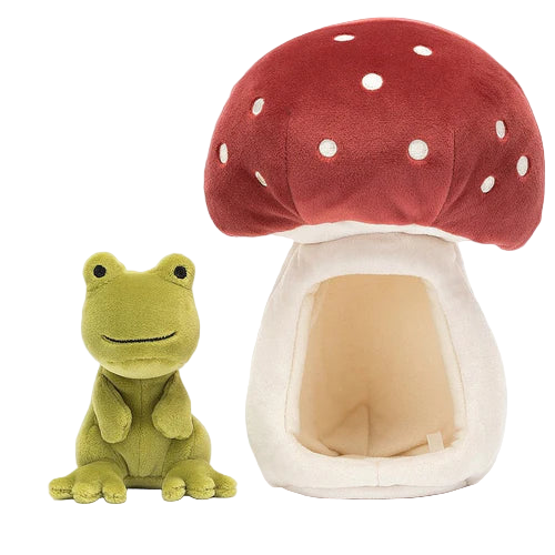 Jellycat Frog in Toadstool