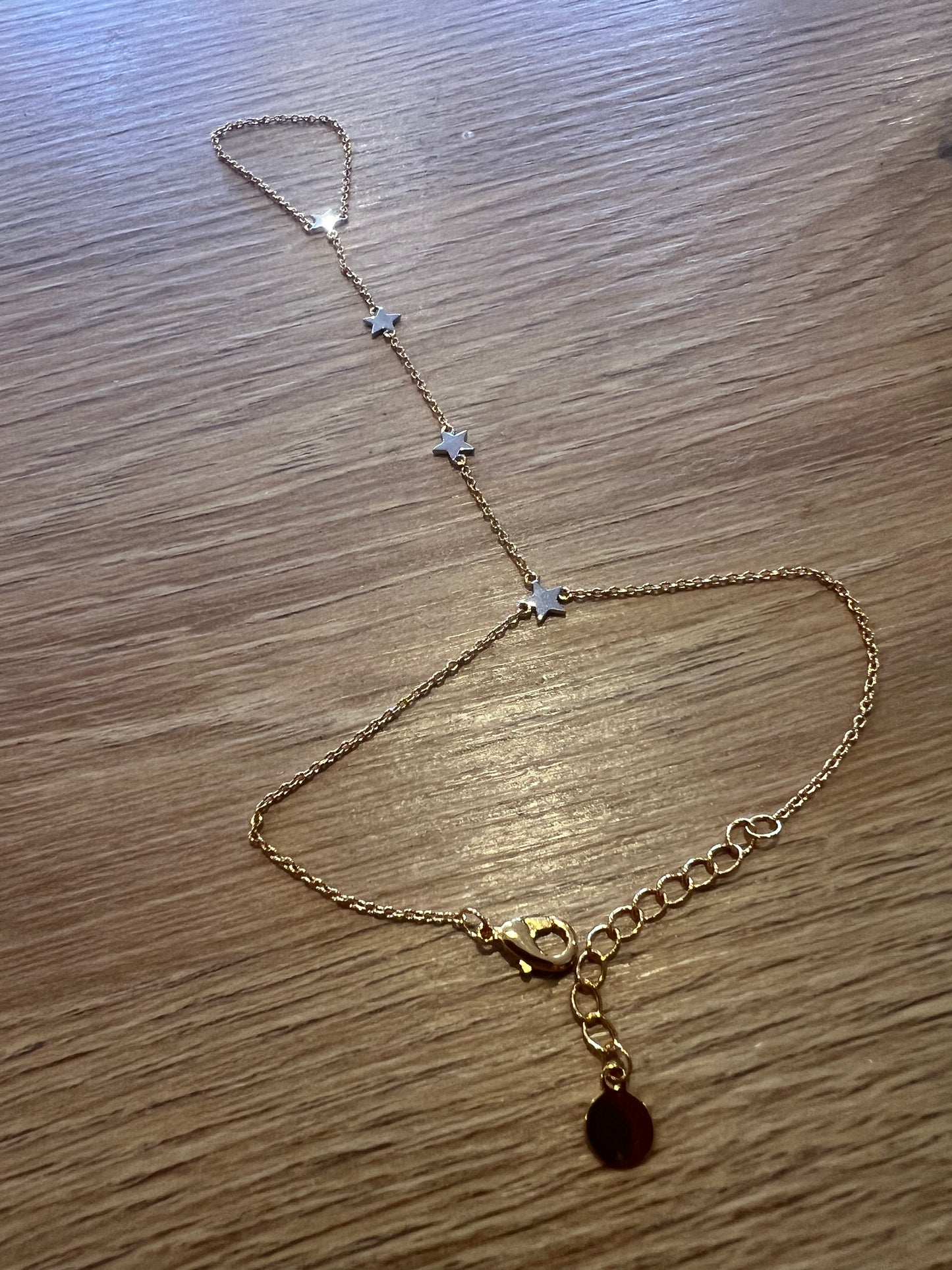 Two-Tone Star Hand Chain