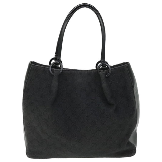 Vintage Gucci Black GG Canvas Tote Bag