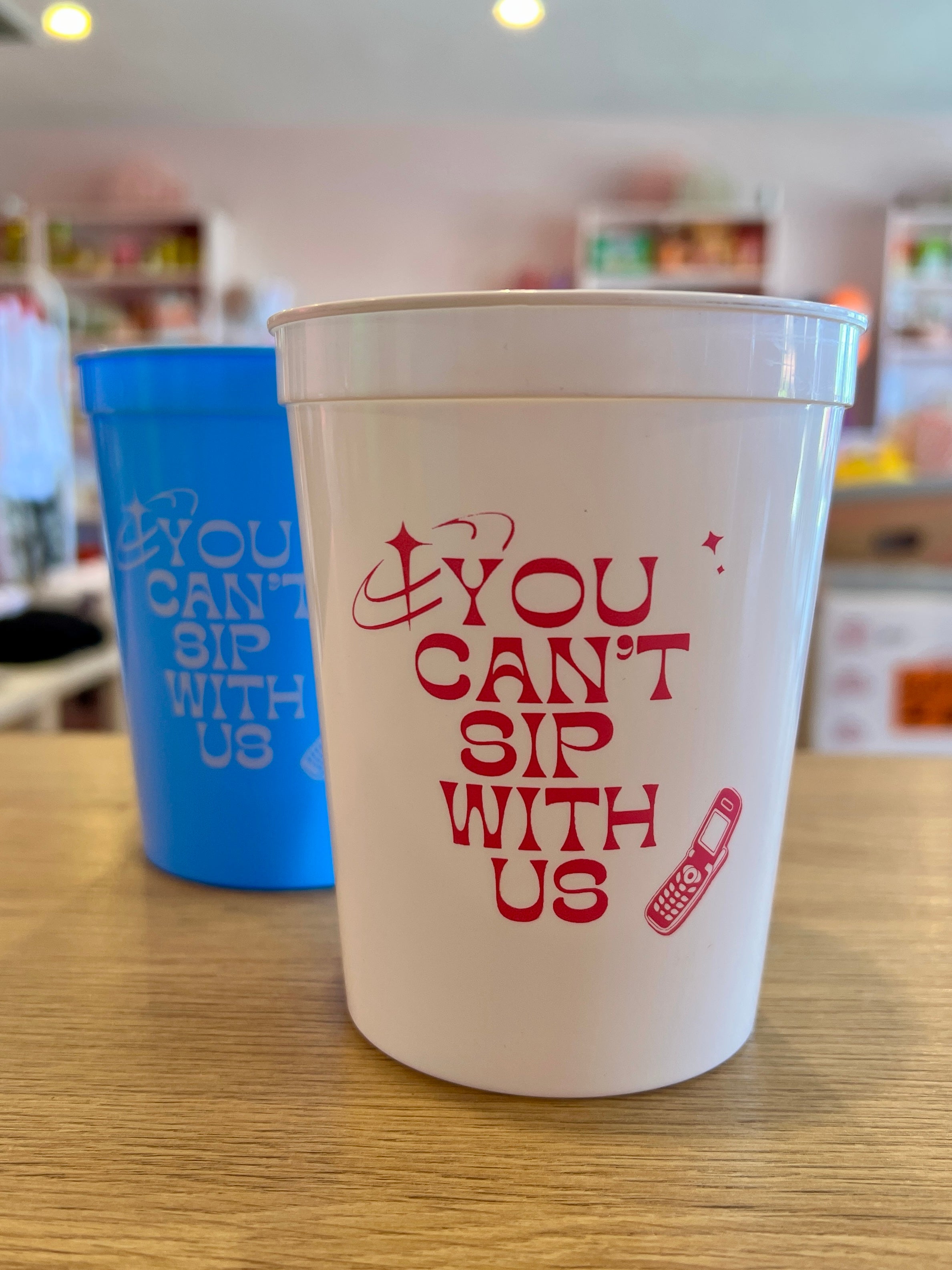 "You Can't Sip With Us" Y2K Bachelorette Stadium Cup