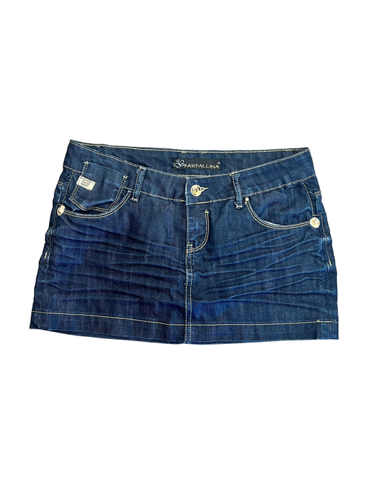 Farfallina Vintage European Denim Skirt