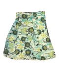 Biaginni Y2K Blue & Green Floral Slip Skirt