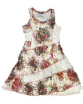 Y2K Floral Patchwork Dress
