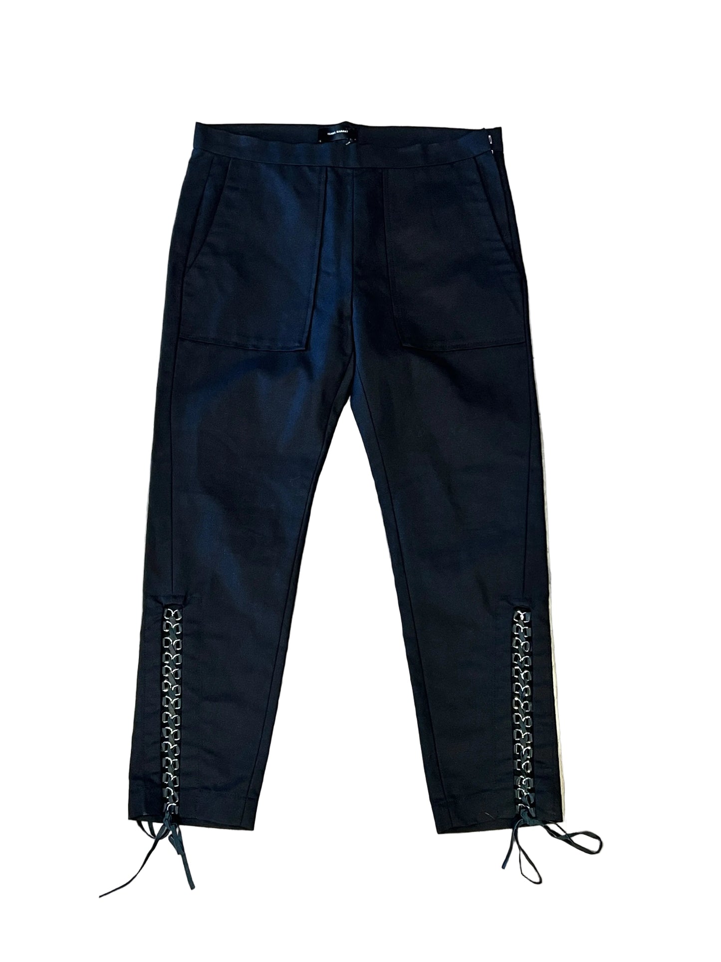 Isabel Marant Quarter Lace Up Black Pants