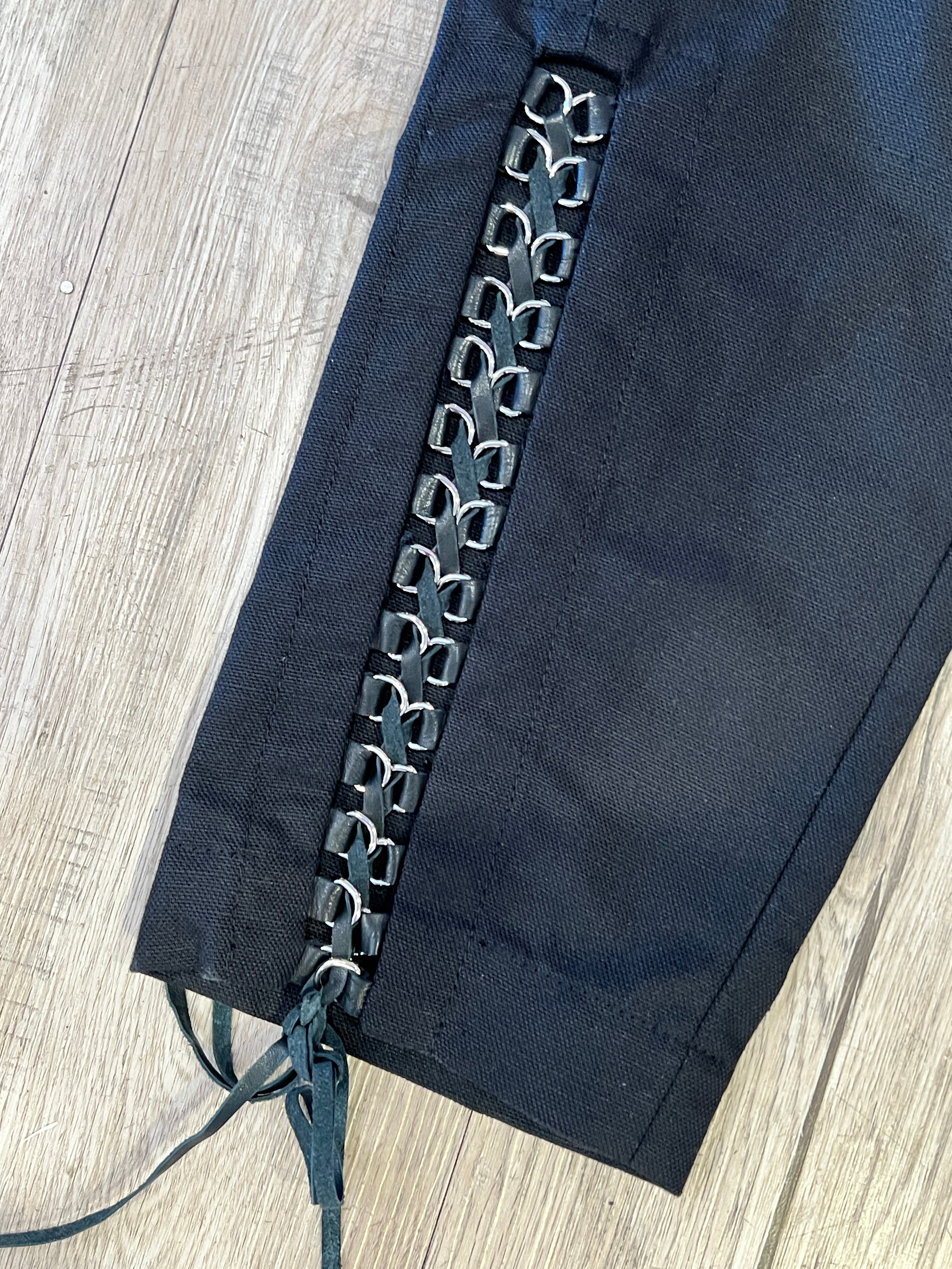 Isabel Marant Quarter Lace Up Black Pants