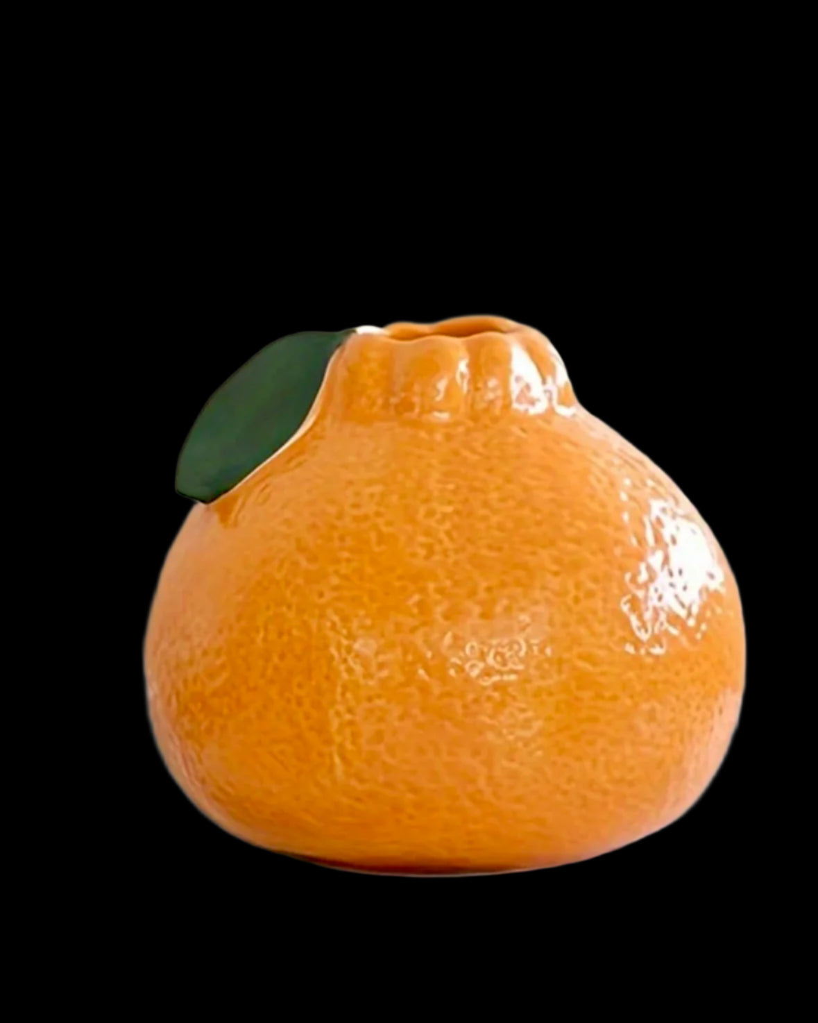 Orange - Shaped Acrylic Vase