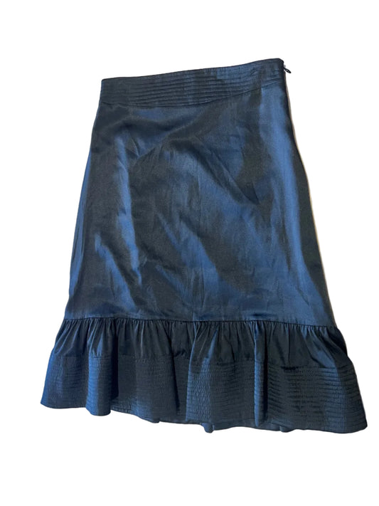 Vintage Black Cynthia Rowley Satin Skirt