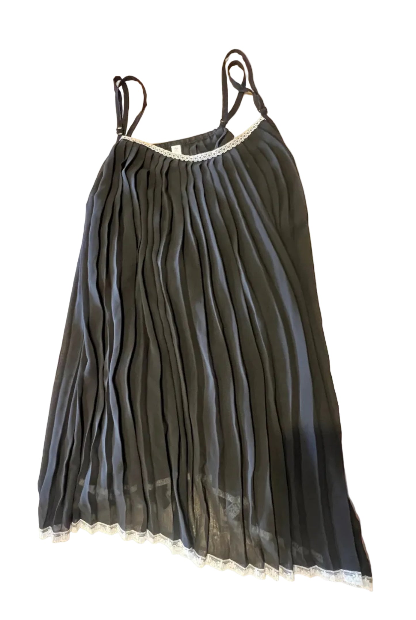 Sheer Black Babydoll Dress