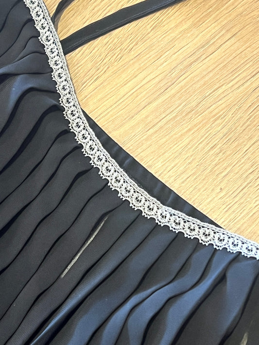Sheer Black Babydoll Dress
