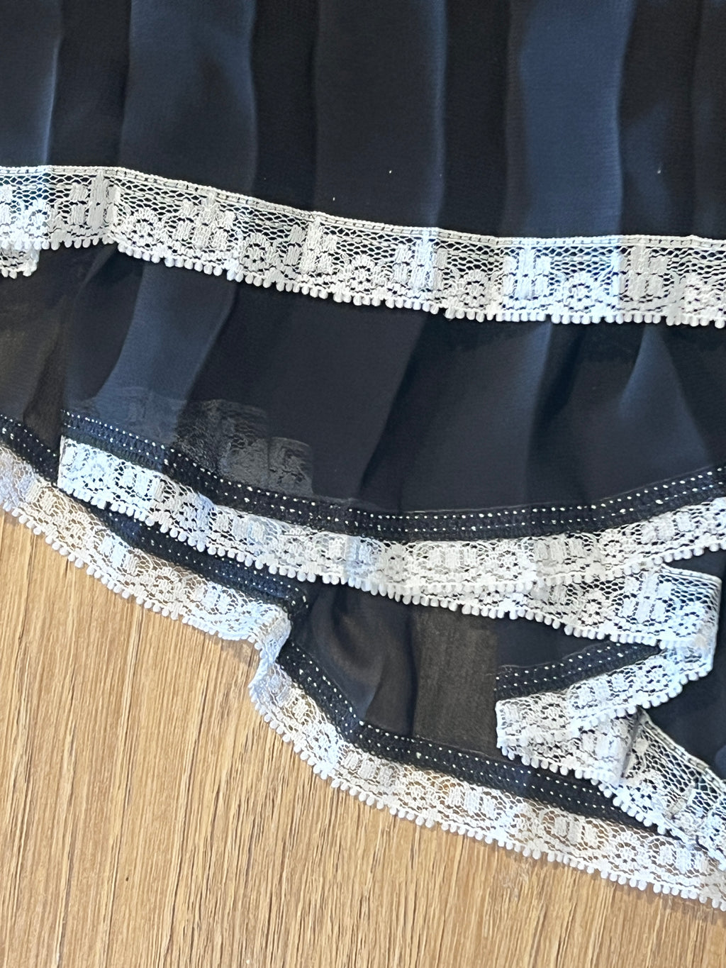 Sheer Black Babydoll Dress