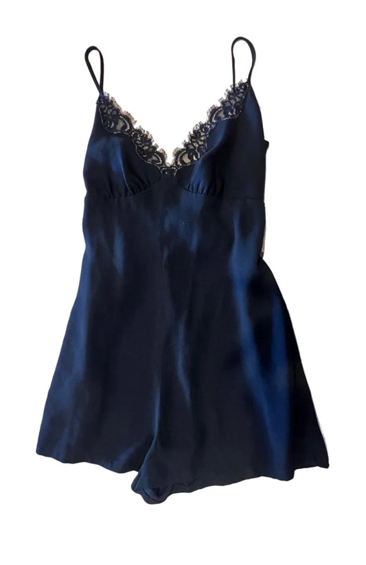 BCBG Max Azria Black Lace Romper