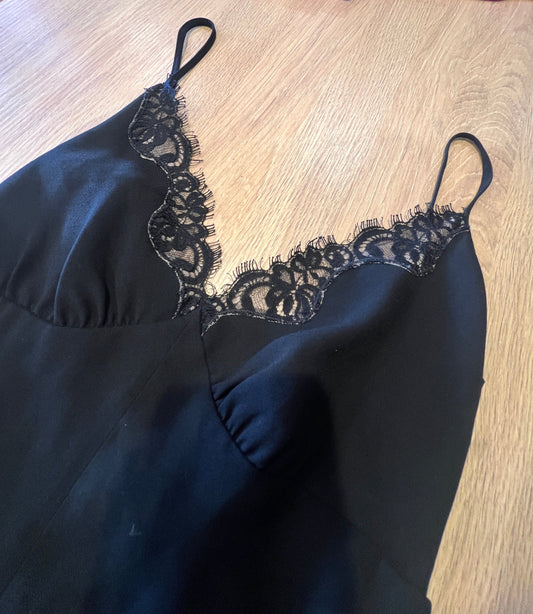 BCBG Max Azria Black Lace Romper