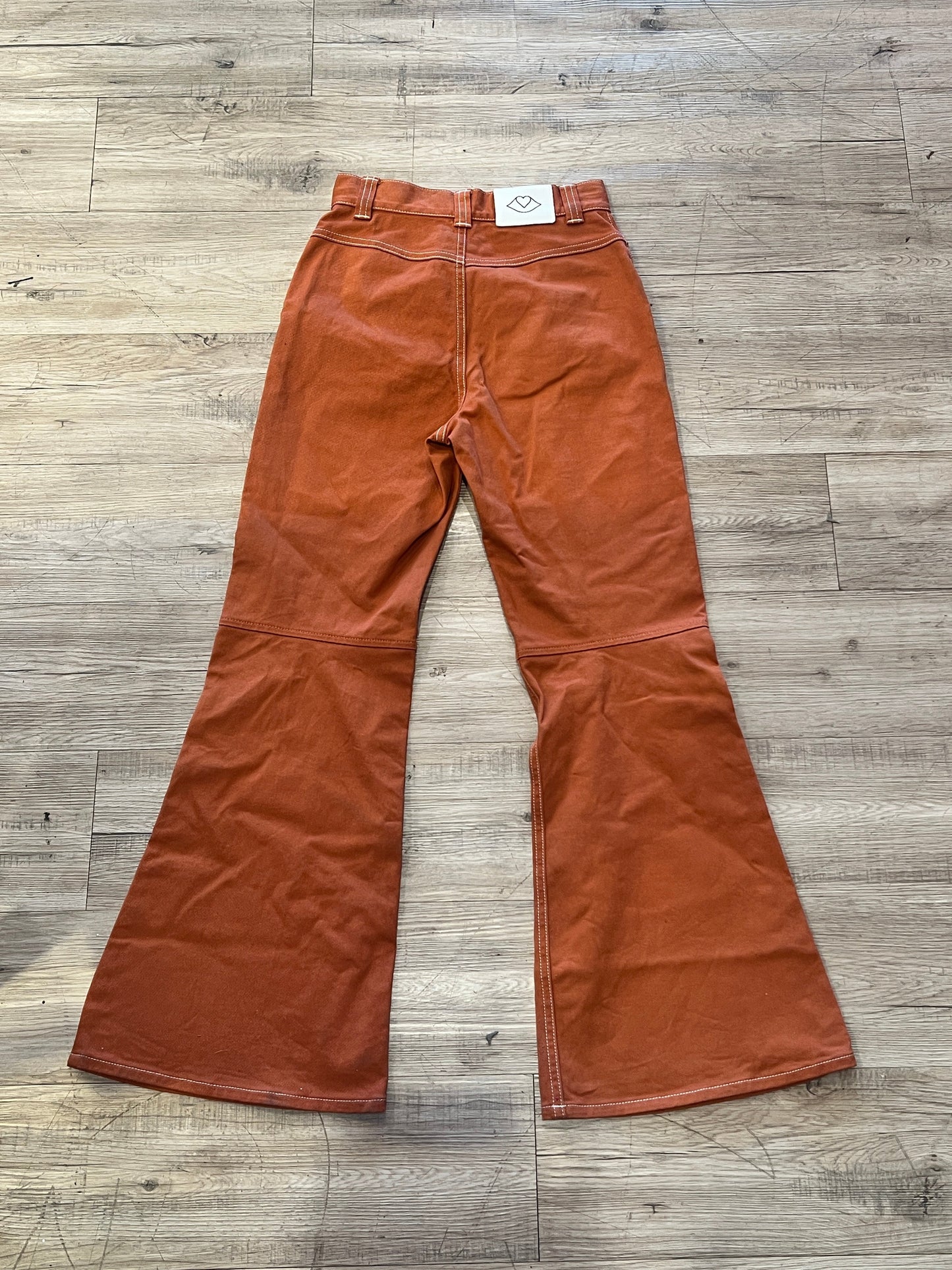 See by Chloe High-rise Burnt Orange Pants