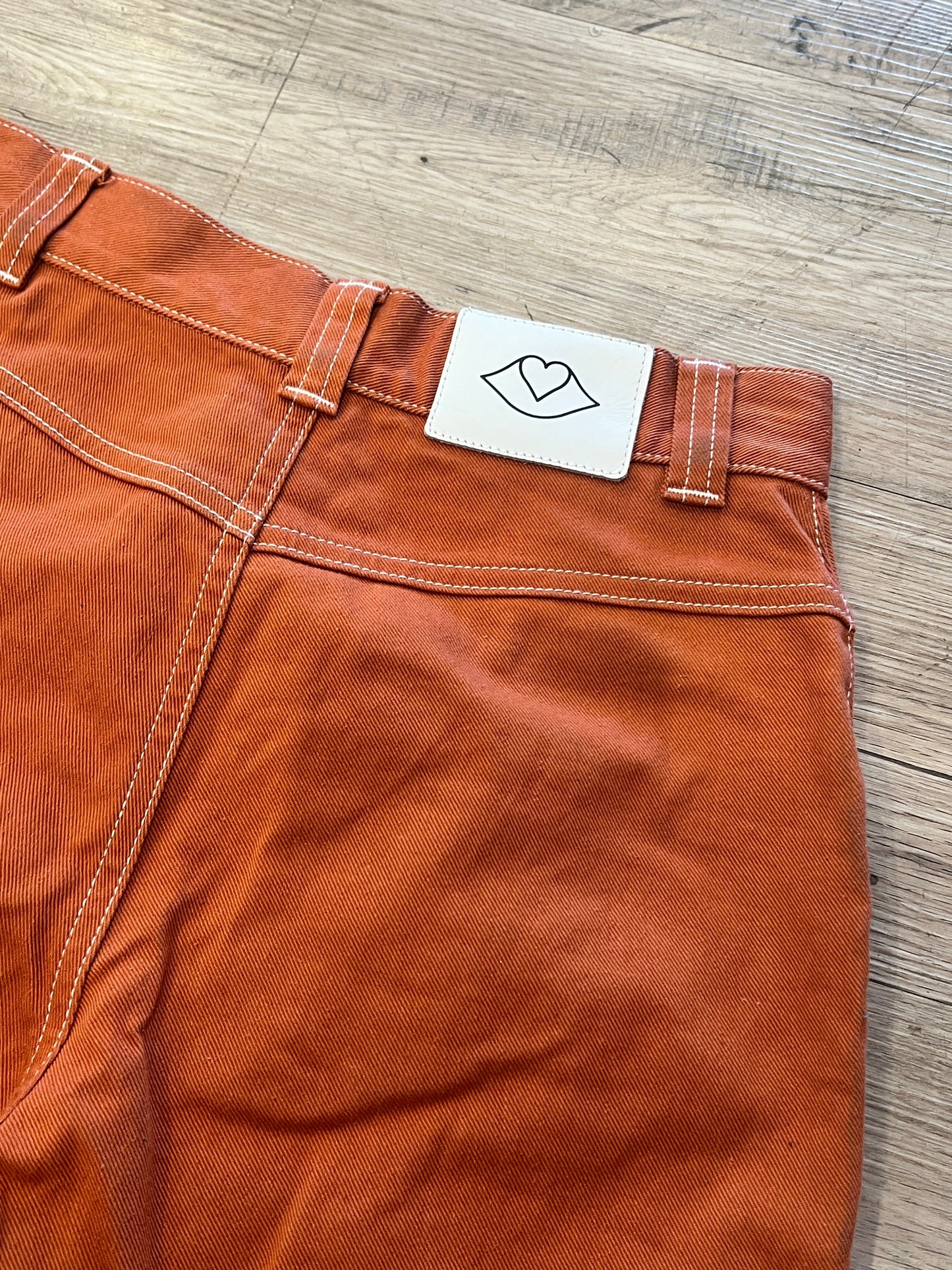 See by Chloe High-rise Burnt Orange Pants